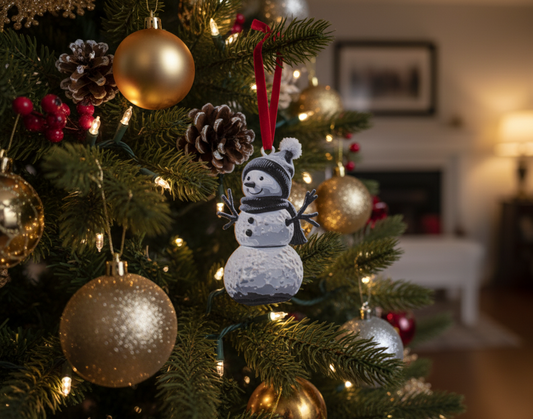 Decoratiune brad om de zapada