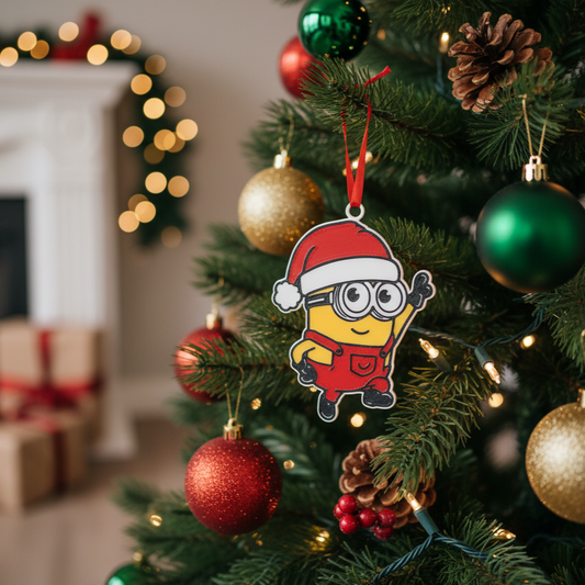 Decoratiune brad Minions